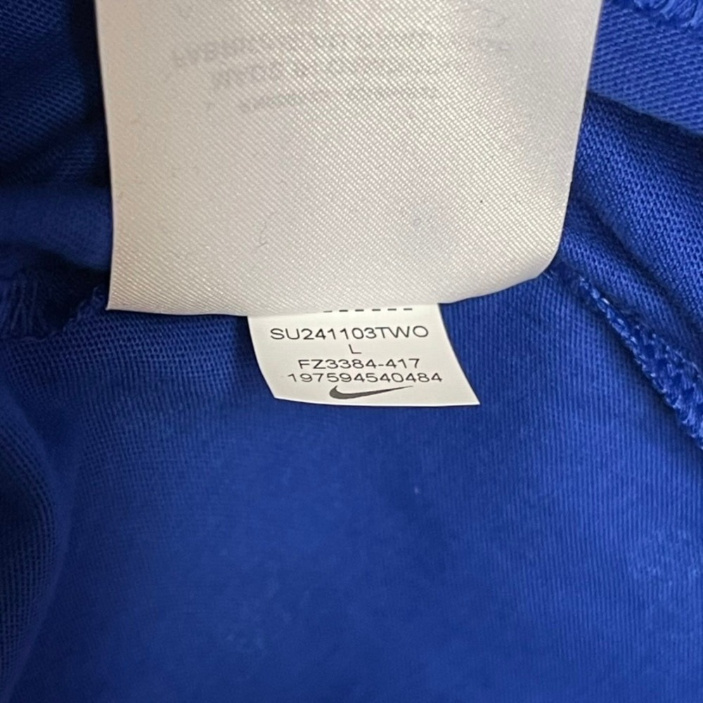 Team USA Olympic Tank Top Women Large Blue Training Singlet Athletic Nike DriFit - Picture 6 of 10